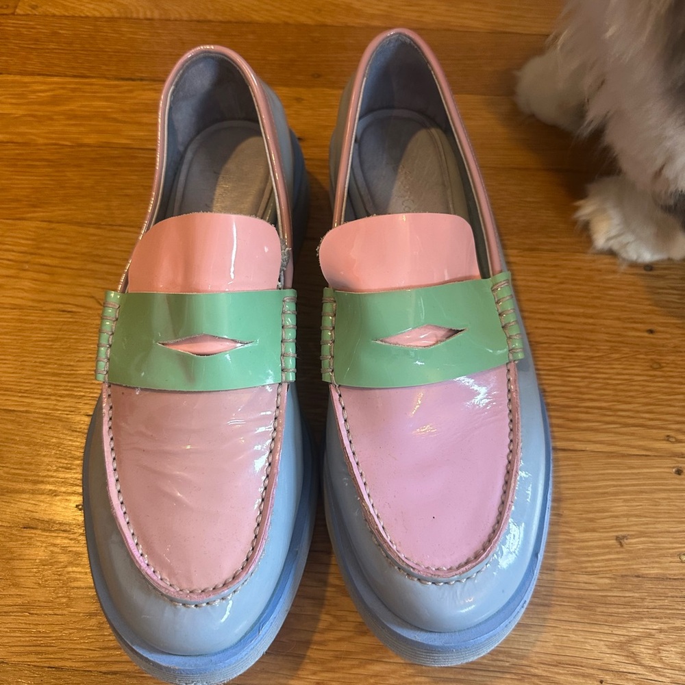Jeffrey Campbell multi color loafers 7